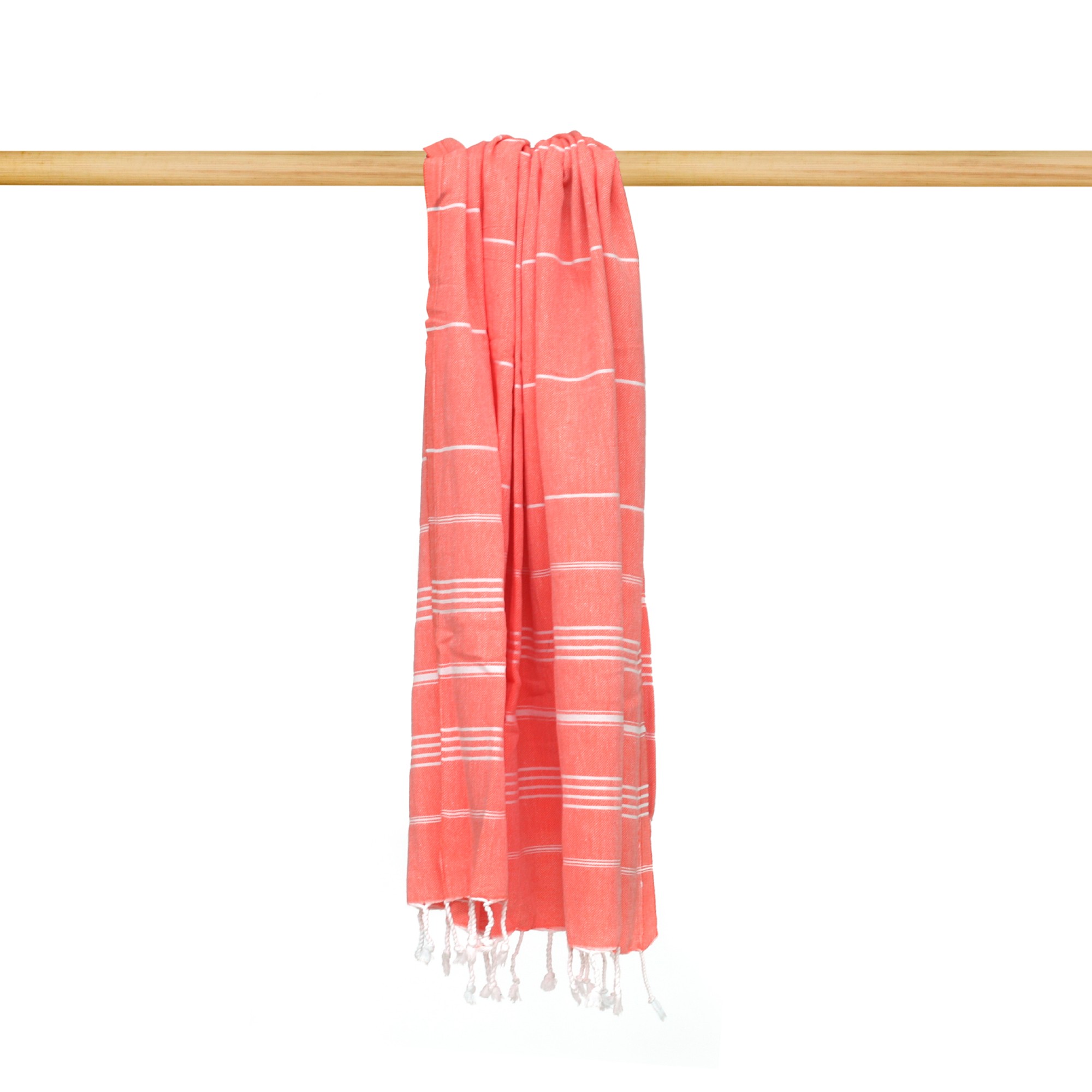 Hamamtuch 'Sulten', apricot, L 175 cm, B 95 cm von fischer's lagerhaus