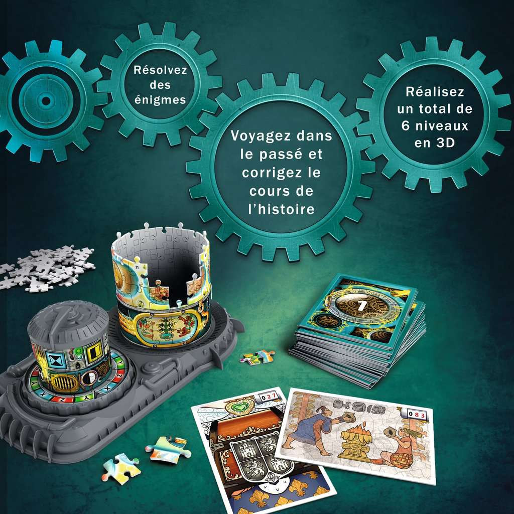 Puzzle 3D - Time Guardian Adventures: Un Monde sans Chocolat