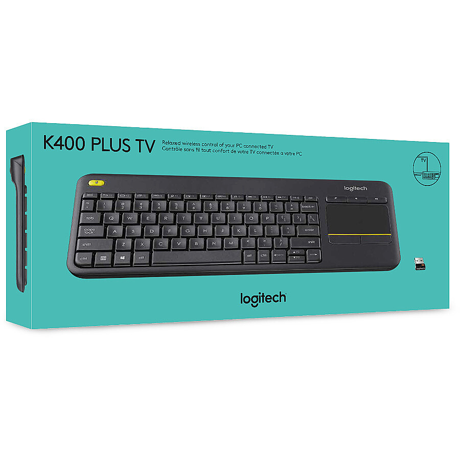 Logitech K400 Plus - Noir