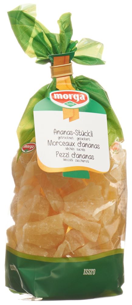 ISSRO Ananas Stücke<br>250 g, Beutel, gezuckert