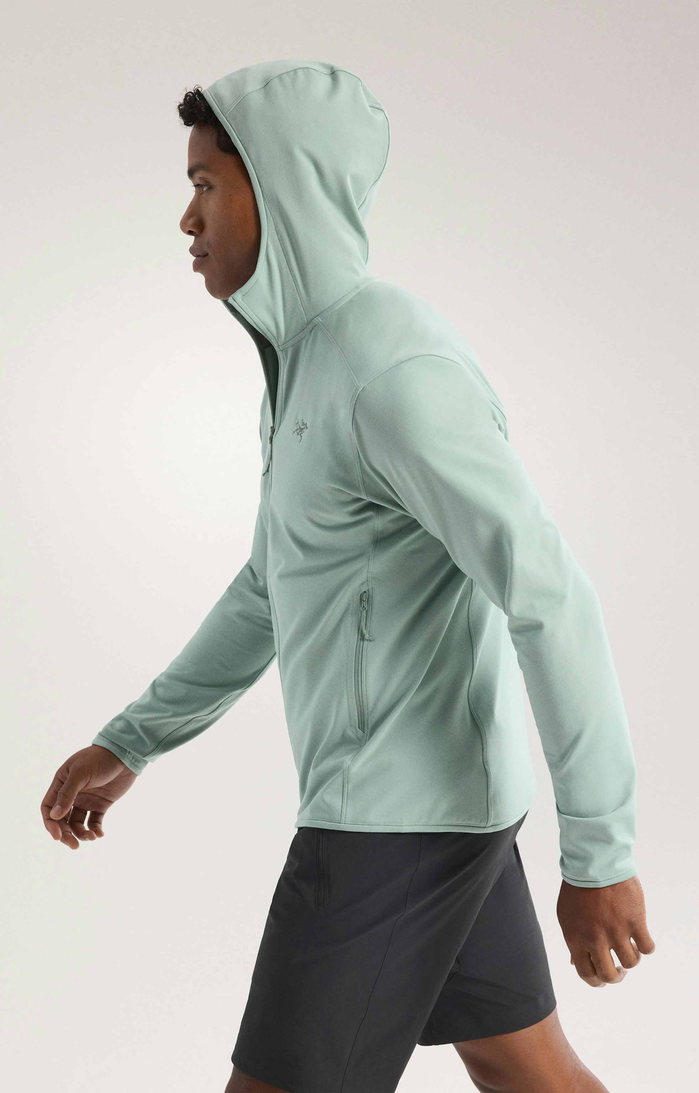 Kyanite Lightweight Hoody Herre Stone Green