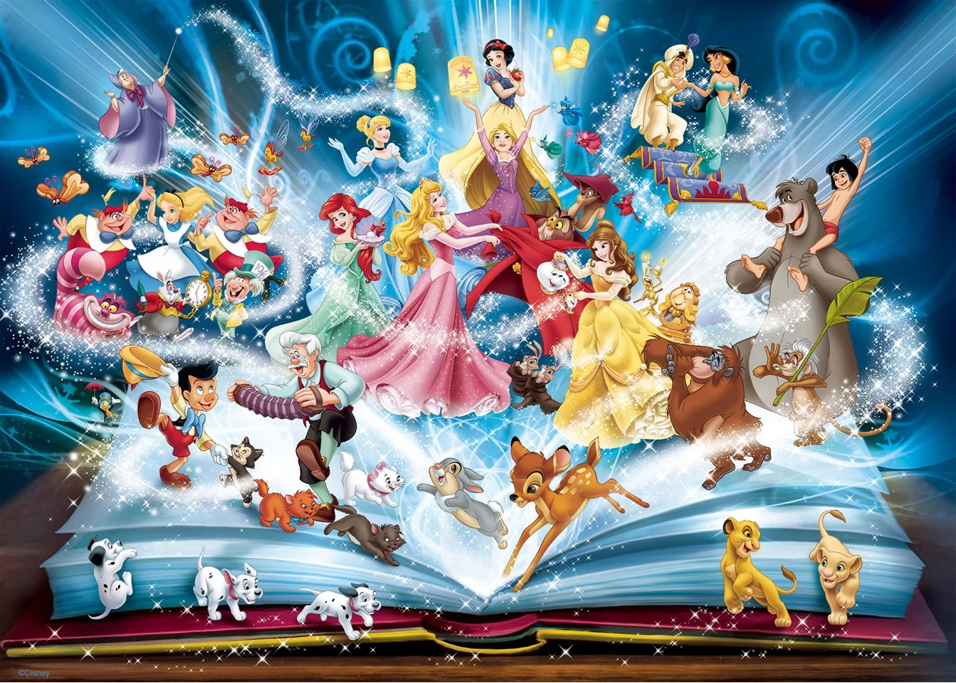 Ravensburger - Puslespil Disney's Magical Storybook 1500 brikker