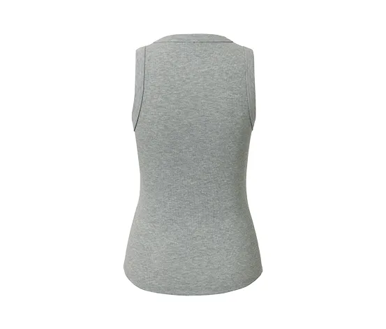 Sporttop, hellgrau meliert