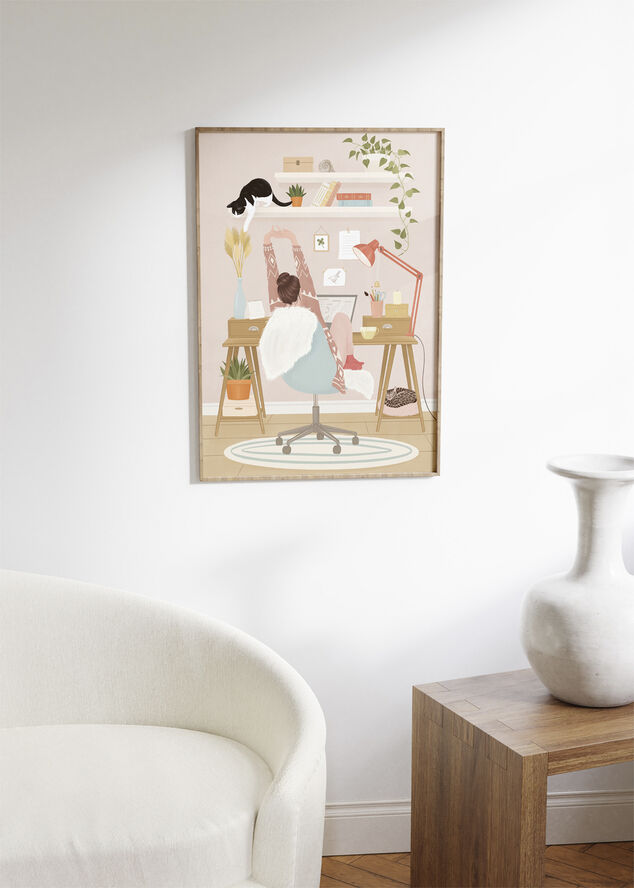 Poster & Frame Petra Holikova - Home office Flerfarvet