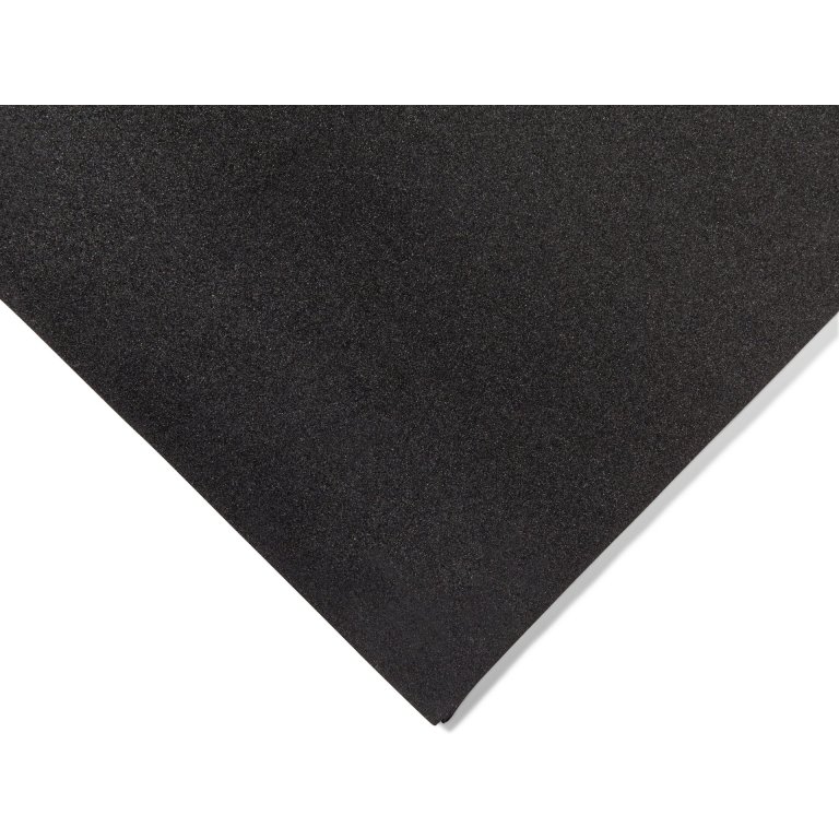 Zellgummi Matte, schwarz