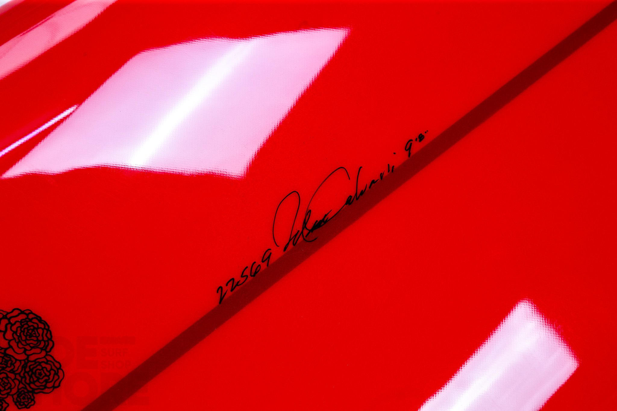 Bing Surfboards Derringer - Tint Red   Volan   Polish - 9'8 x 23