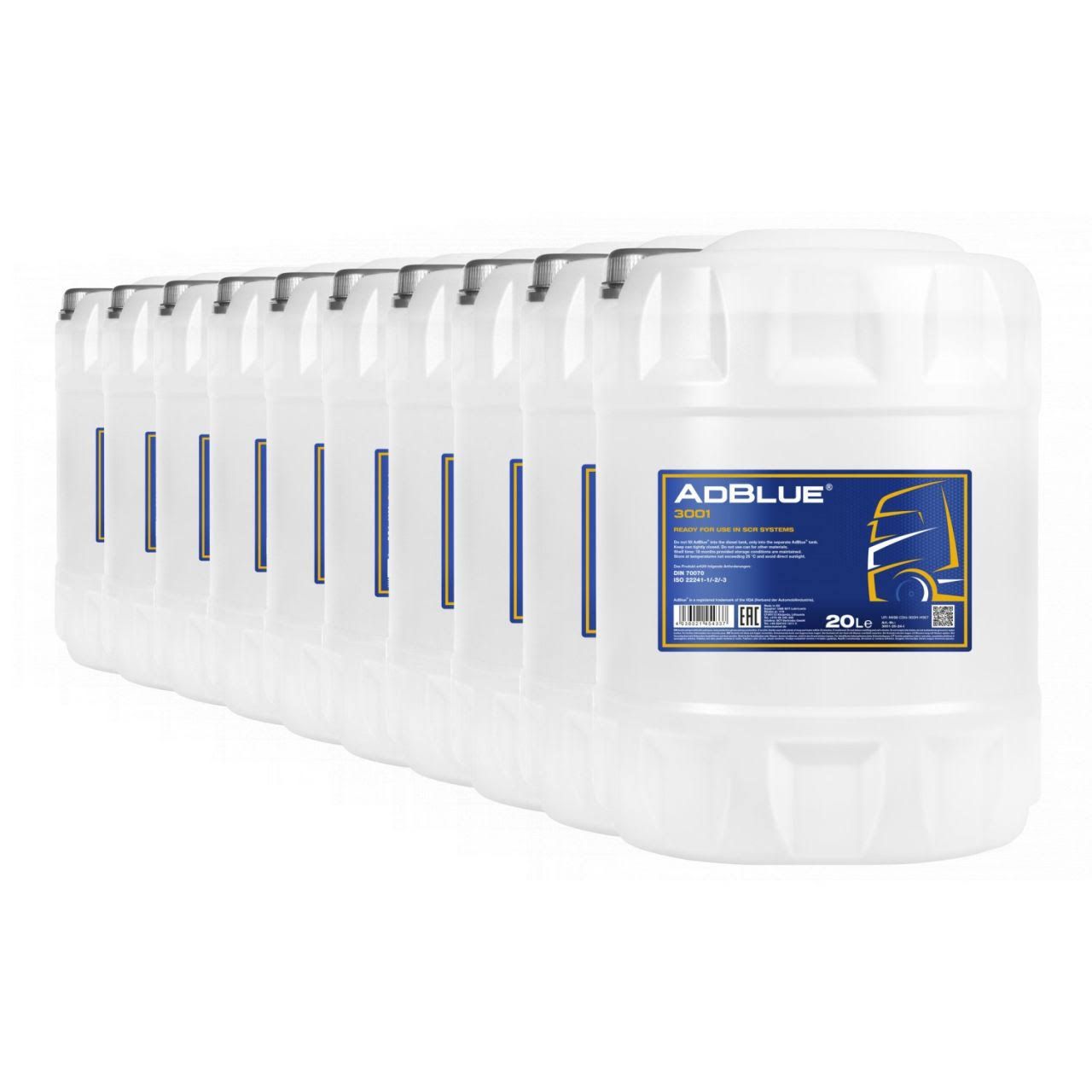 Mannol AdBlue - 200 Liter (10x20) - Die ideale Lösung zur Reduzierung
