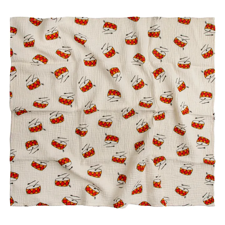 Bobo Choses Lange Coton Bio Tambours | Beige