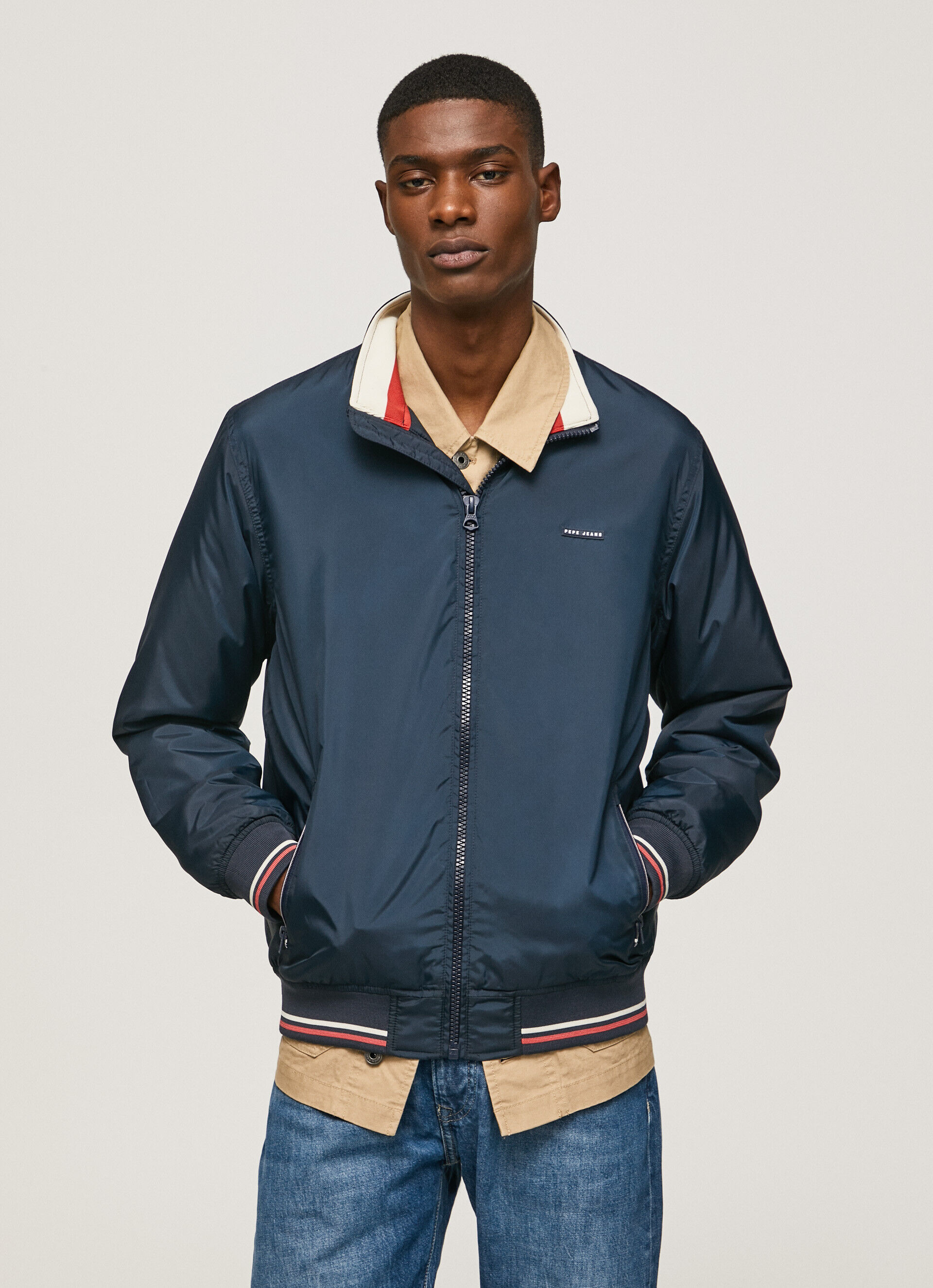 Jaqueta esportiva HARRINGTON - azul dulwich