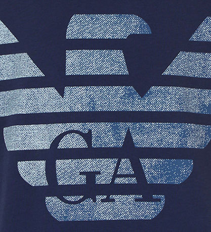 Emporio Armani T-shirts - 3er-Pack - Blau/Weiß/Navy m. Print