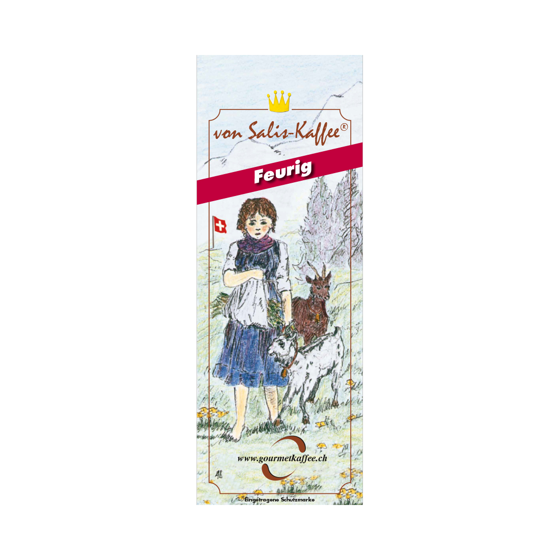von Salis Kaffee Feurig 1 kg Bohnen