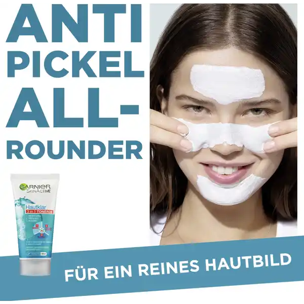 3in1 Tonerde Anti Pickel Reinigung + Peeling + Maske