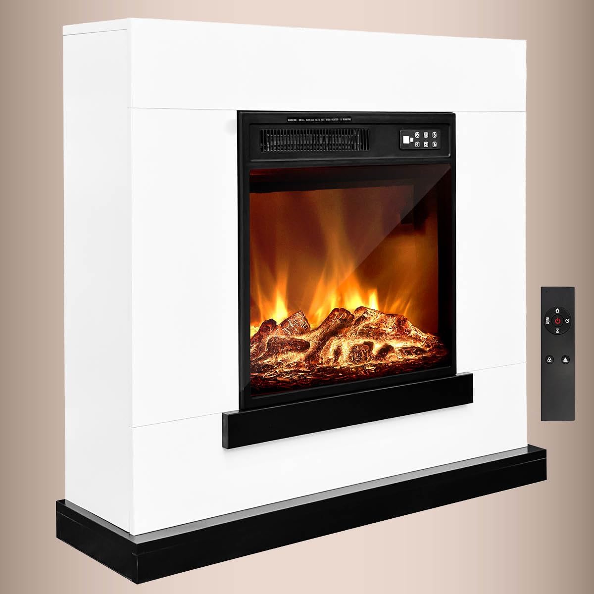Elektrokamin | 2 Heizstufen | 900W - 2000W | viele Modelle | LED - 3D Flammeneffekt mit Farbwechsel | inkl. Fernbedienung Timer & Thermostat | Überhitzungsschutz | Flair