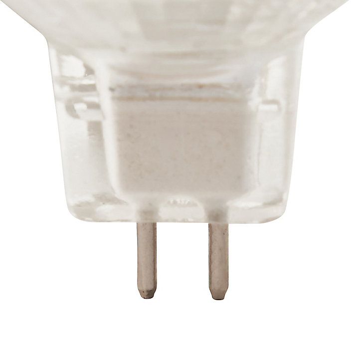 3 ampoules LED Diall réflecteur transparentes GU5.3 4,7W=35W blanc chaud
