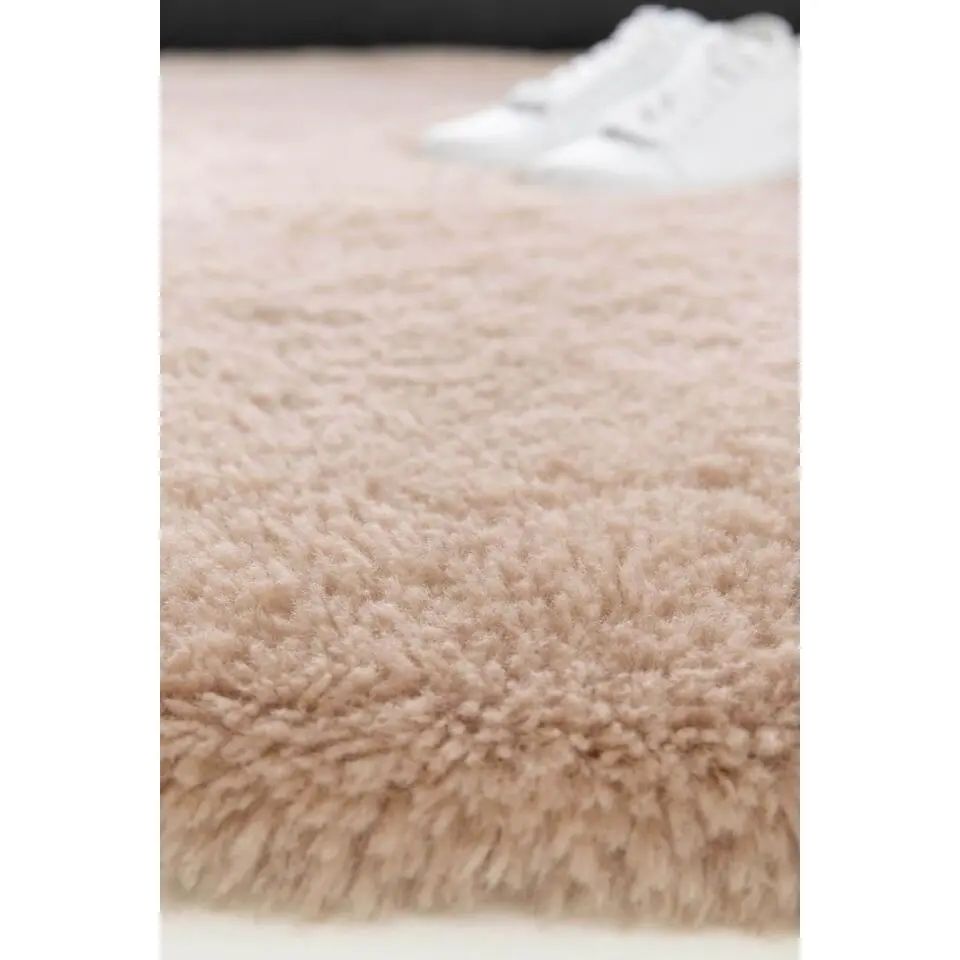 Interieur05 hoogpolig vloerkleed Furr bruin - 80 x 140 cm