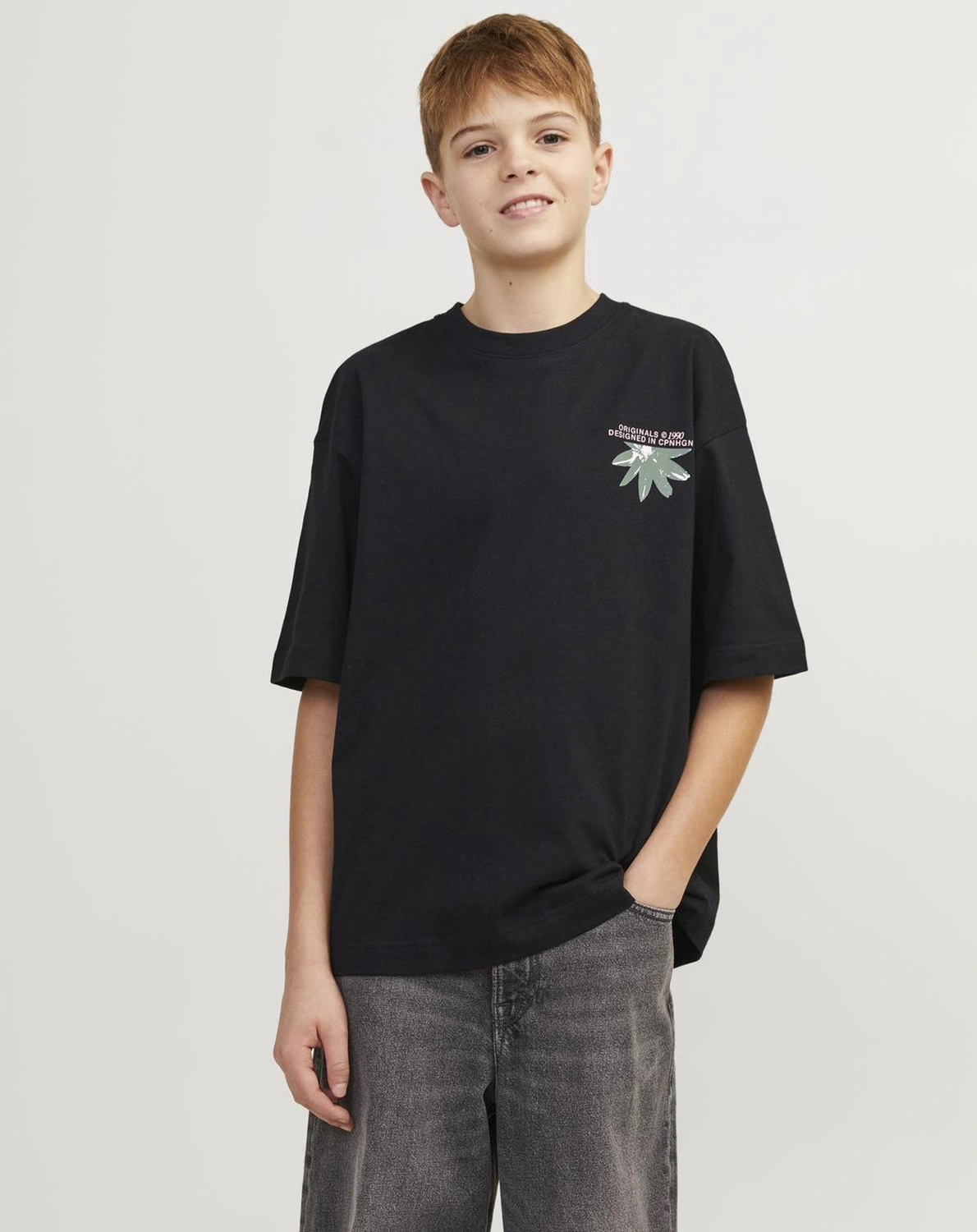 T-Shirt JORTAMPA ENZIAN in black
