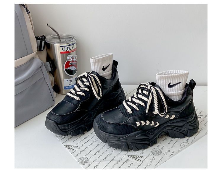 caneik - Platform veterschoenen