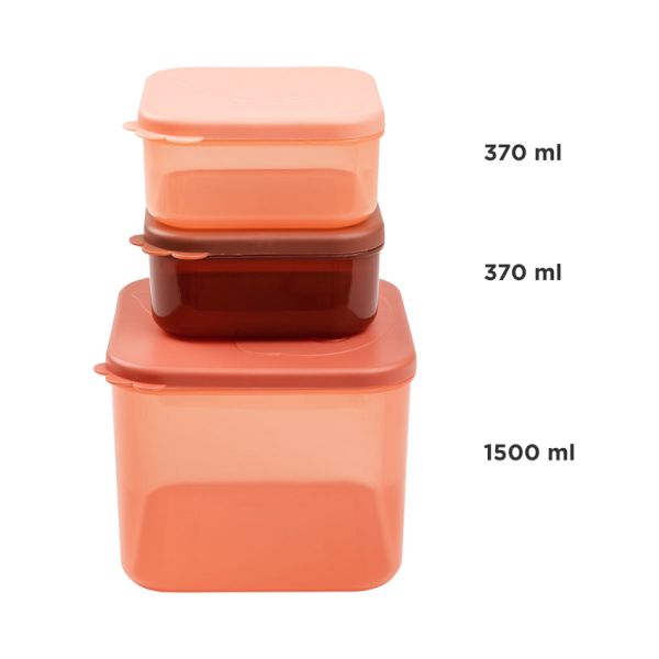 Done By Deer Elphee Snackbox - Large - 3 Stuks - Green
