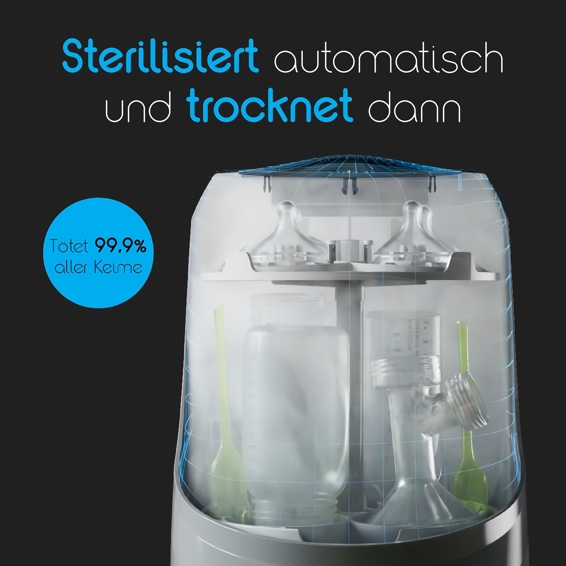 babybrezza Flaschenreiniger & Sterilisator Bottle Washer Pro