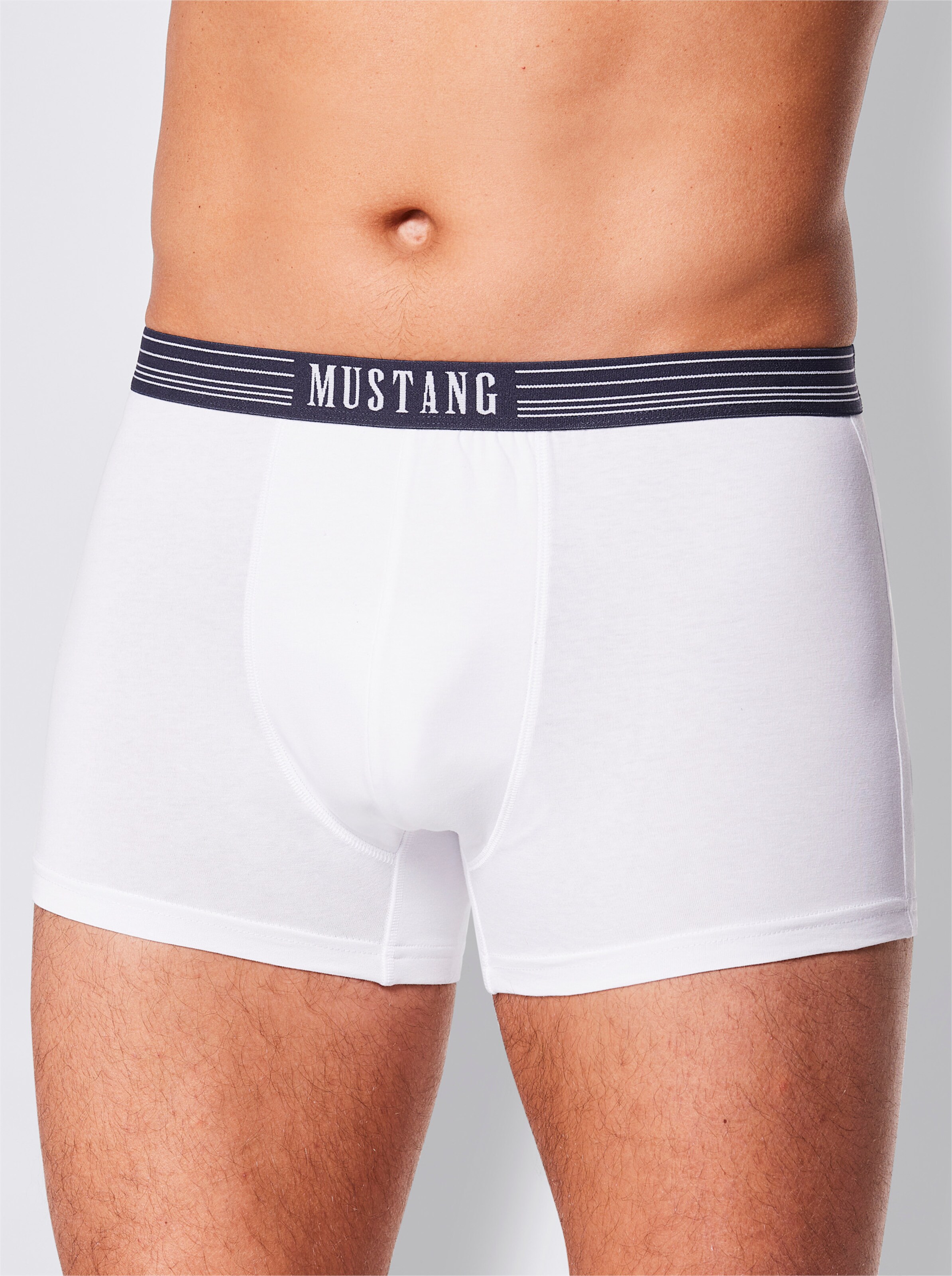 Mustang Pants in marine + weiß + rot