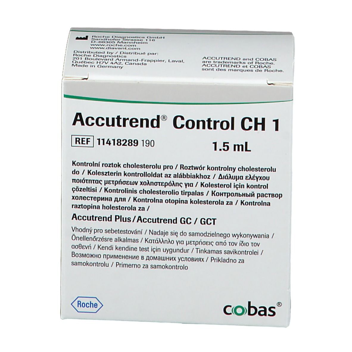 Accutrend® Control CH1 Lösung