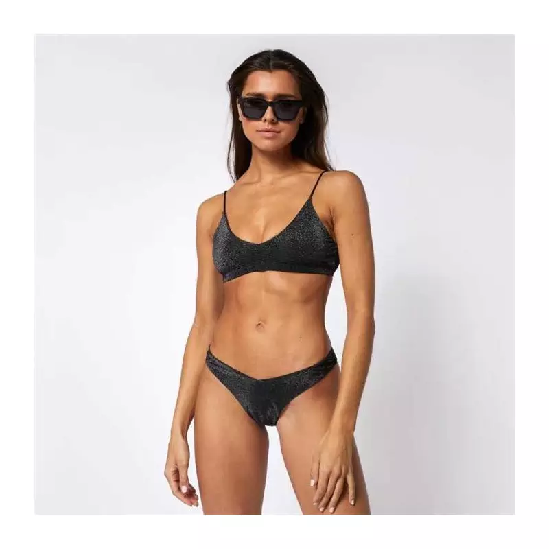 Bikini top MYSTIC Bruna Black / Glitter