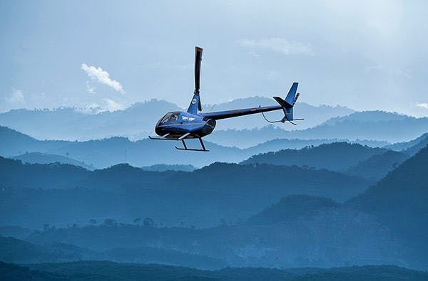 Hubschrauber-Rundflug ab Jesenwang bei München als Geschenkidee