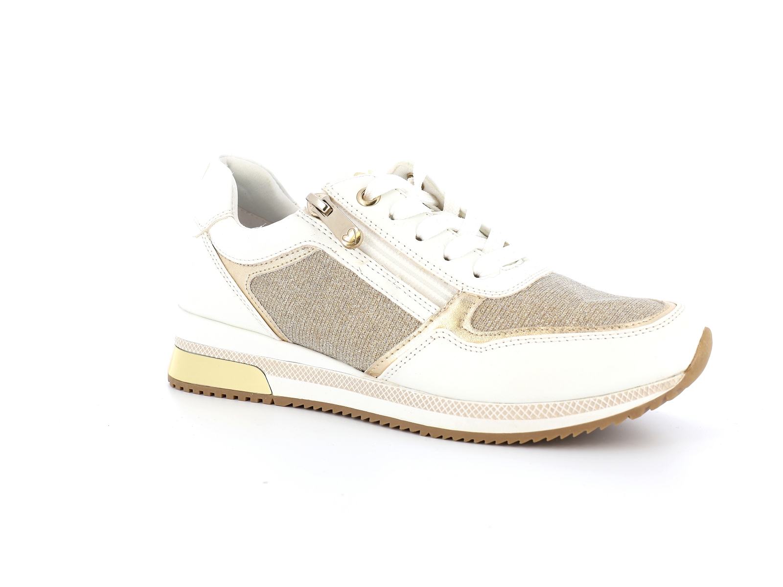 Marco tozzi-23713 Synthétique Blanc-Or