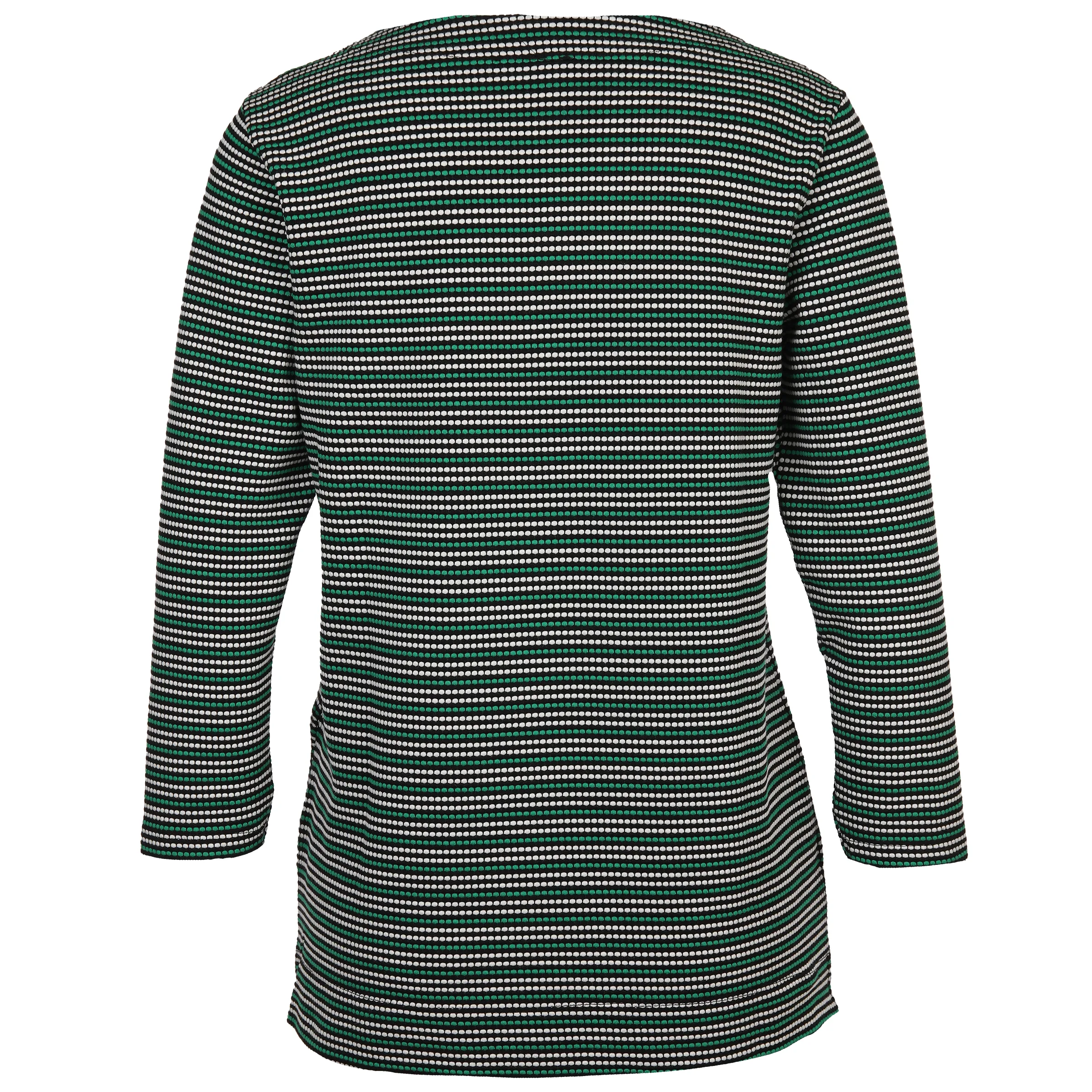 Damen Jacquard Shirt mit 3/4 Arm