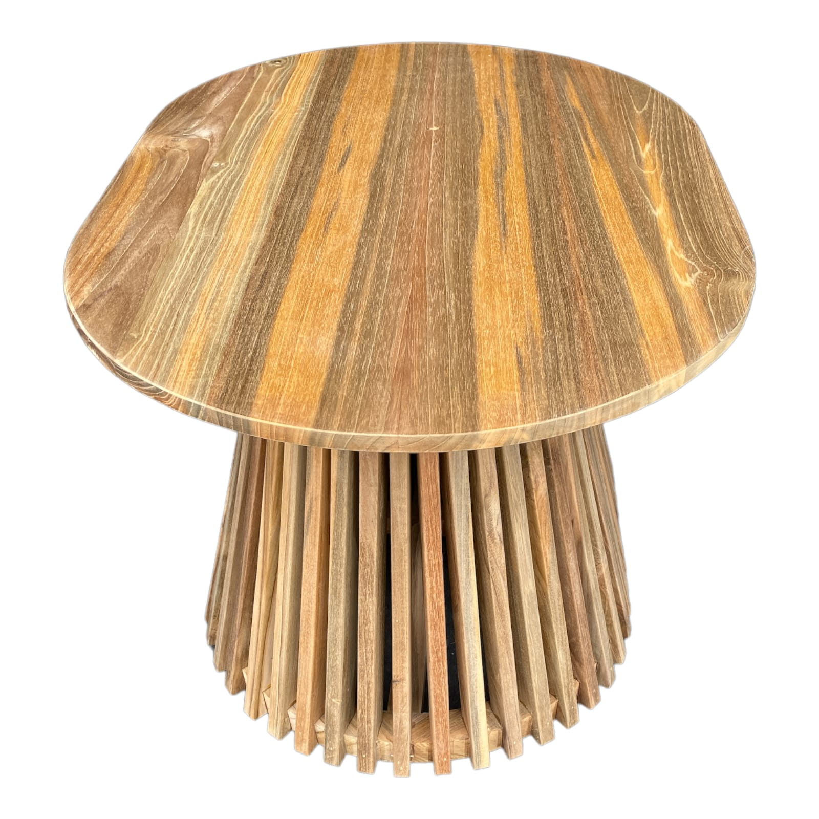Amsar bijzet tafel ovaal Naturel 70cm
