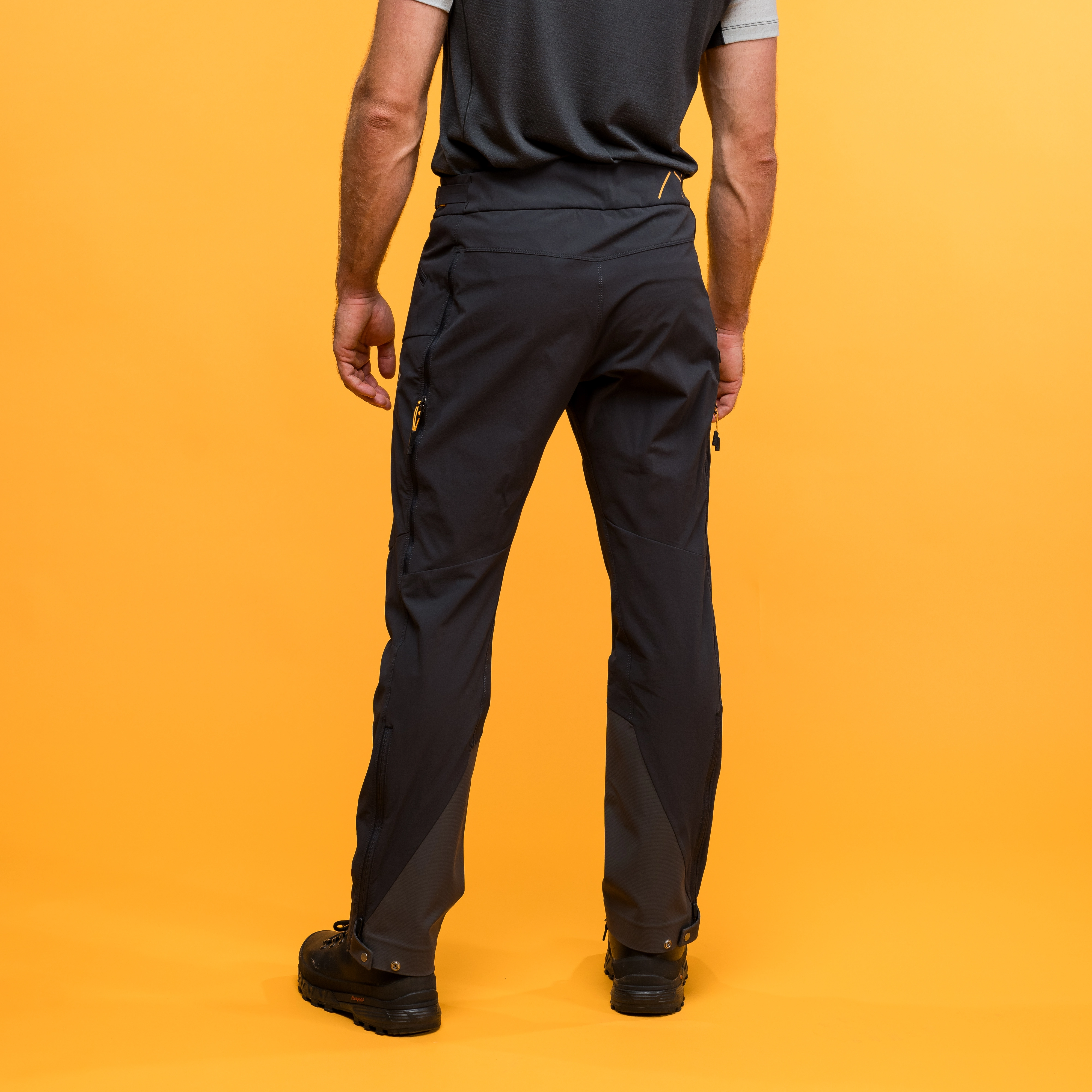 Y MountainLine Wooltech Softshell Pants Men Dark Shadow Grey