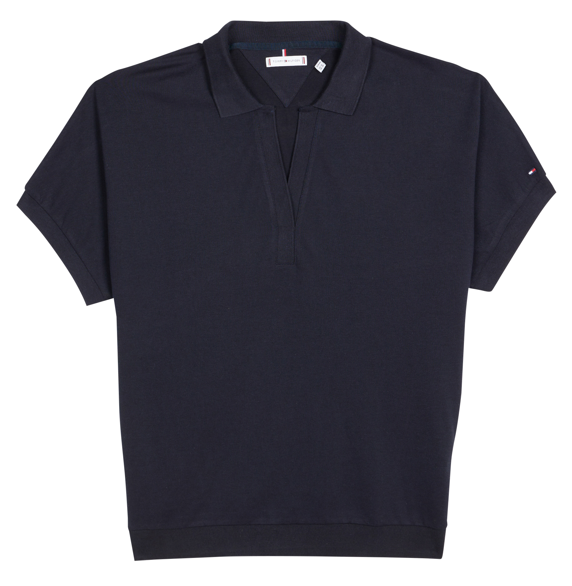 Polo droit manches courtes | Bleu