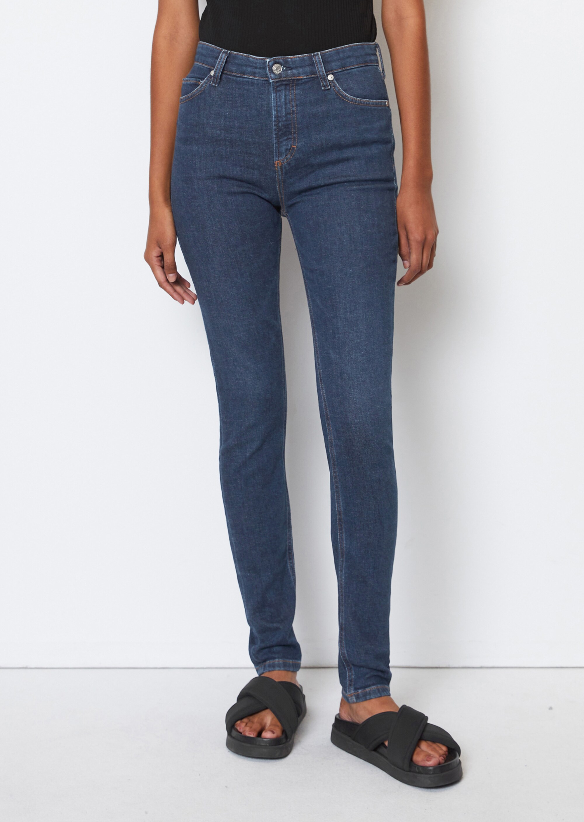 Jeans Modell KAJ skinny high waistaus stretchigem Organic Cotton-Mix