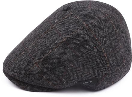 Barts Herringbone Surr Cap Wolmix Charcoal 5753 kopen