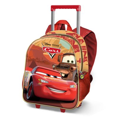 Cars Desert Road - Sac à dos à roulettes 3D - 1 compartiment - Karactermania