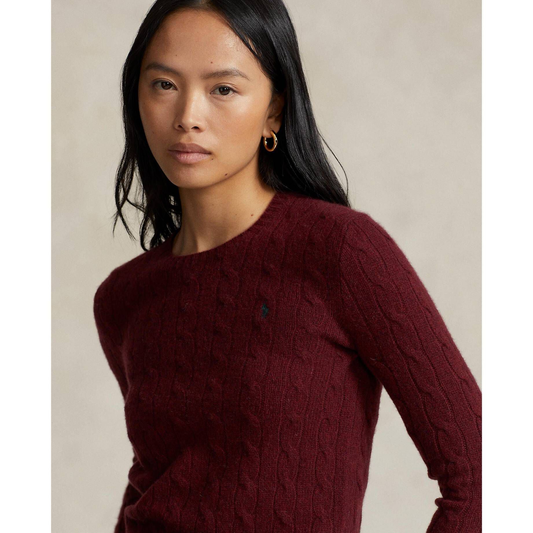 Polo Ralph Lauren| Damen Strickpullover mit Kaschmir