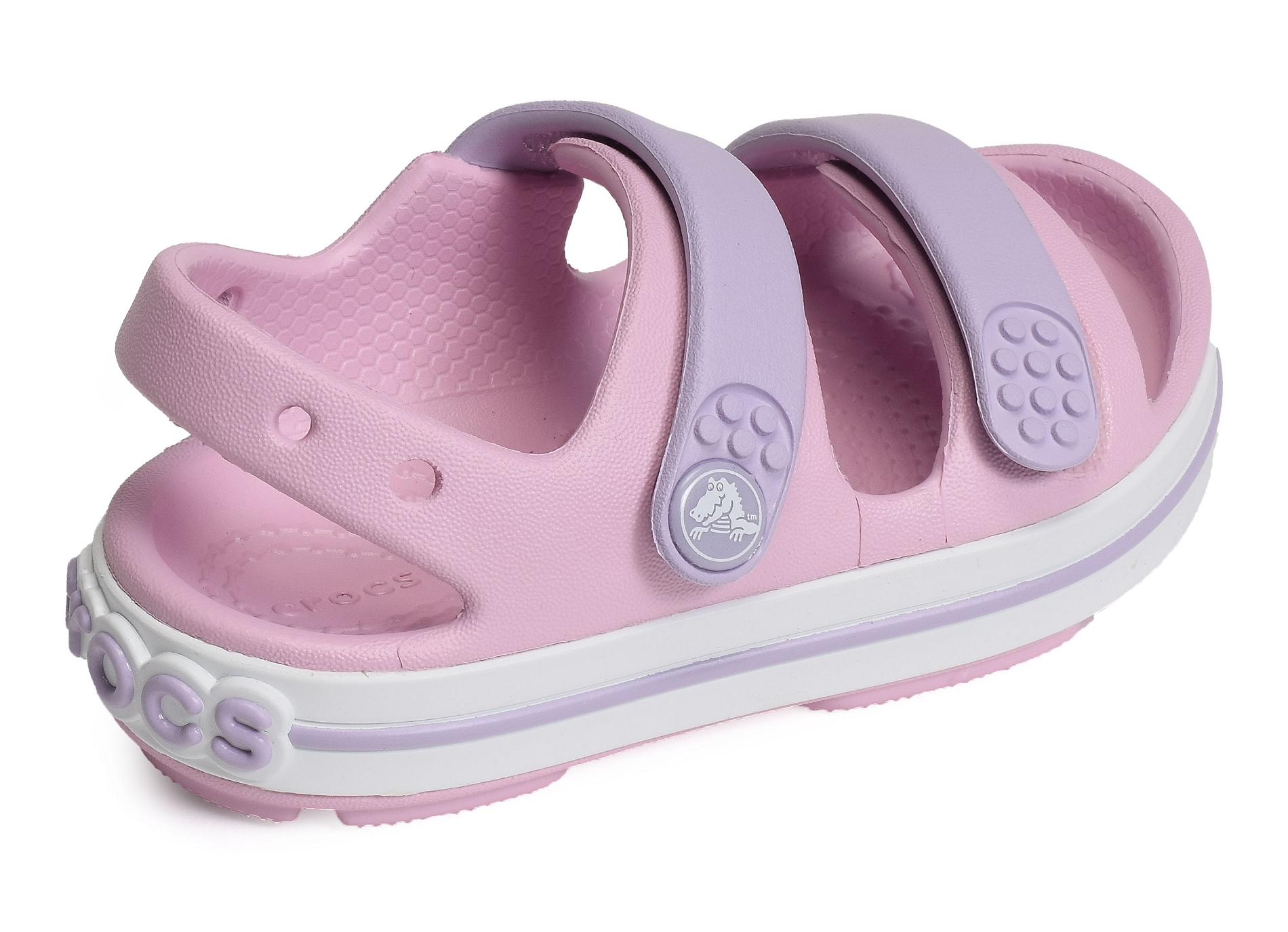 Crocband cruiser sandal girl rose lavande