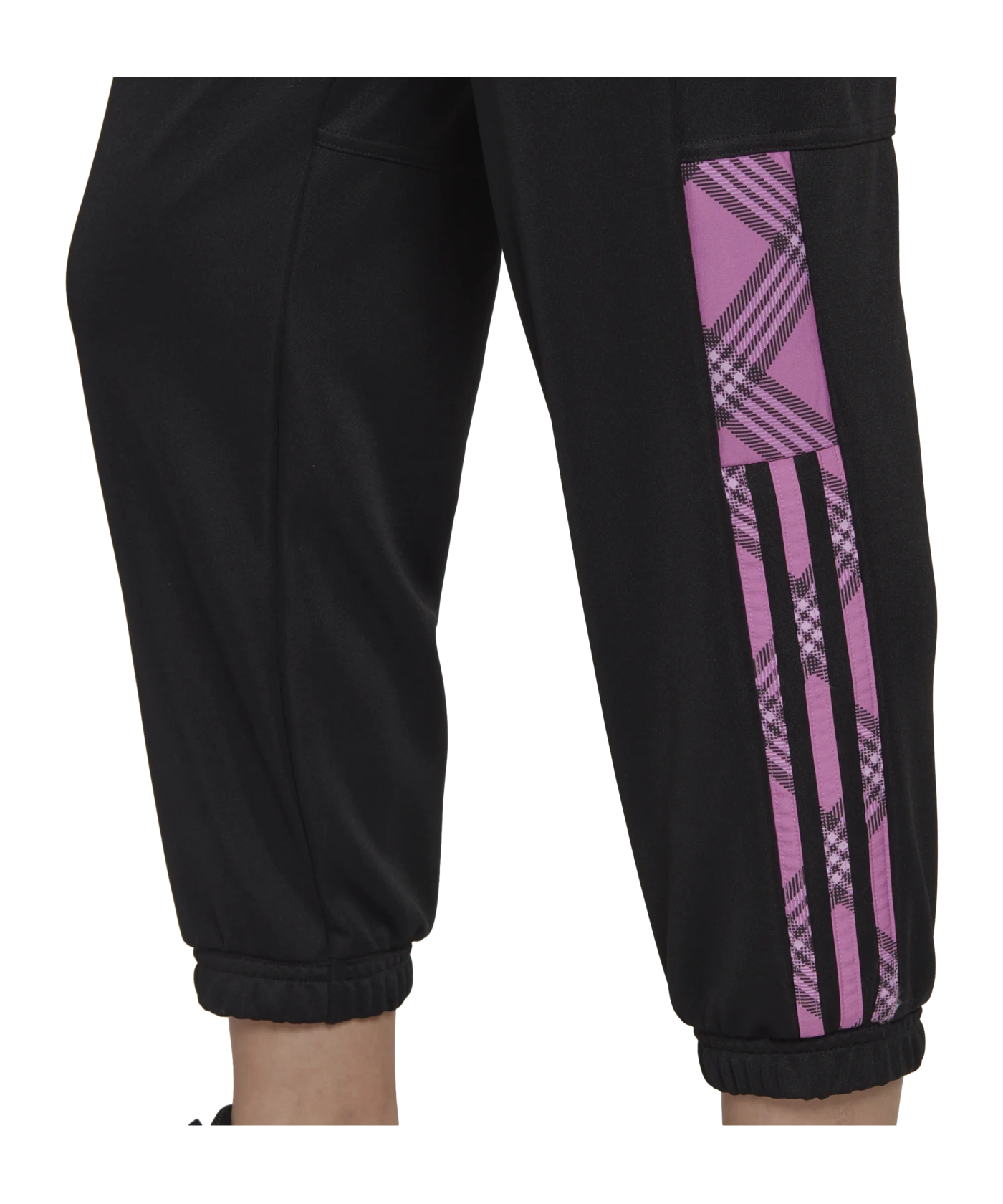 adidas Tiro 7/8 Trainigshose Damen Schwarz Lila