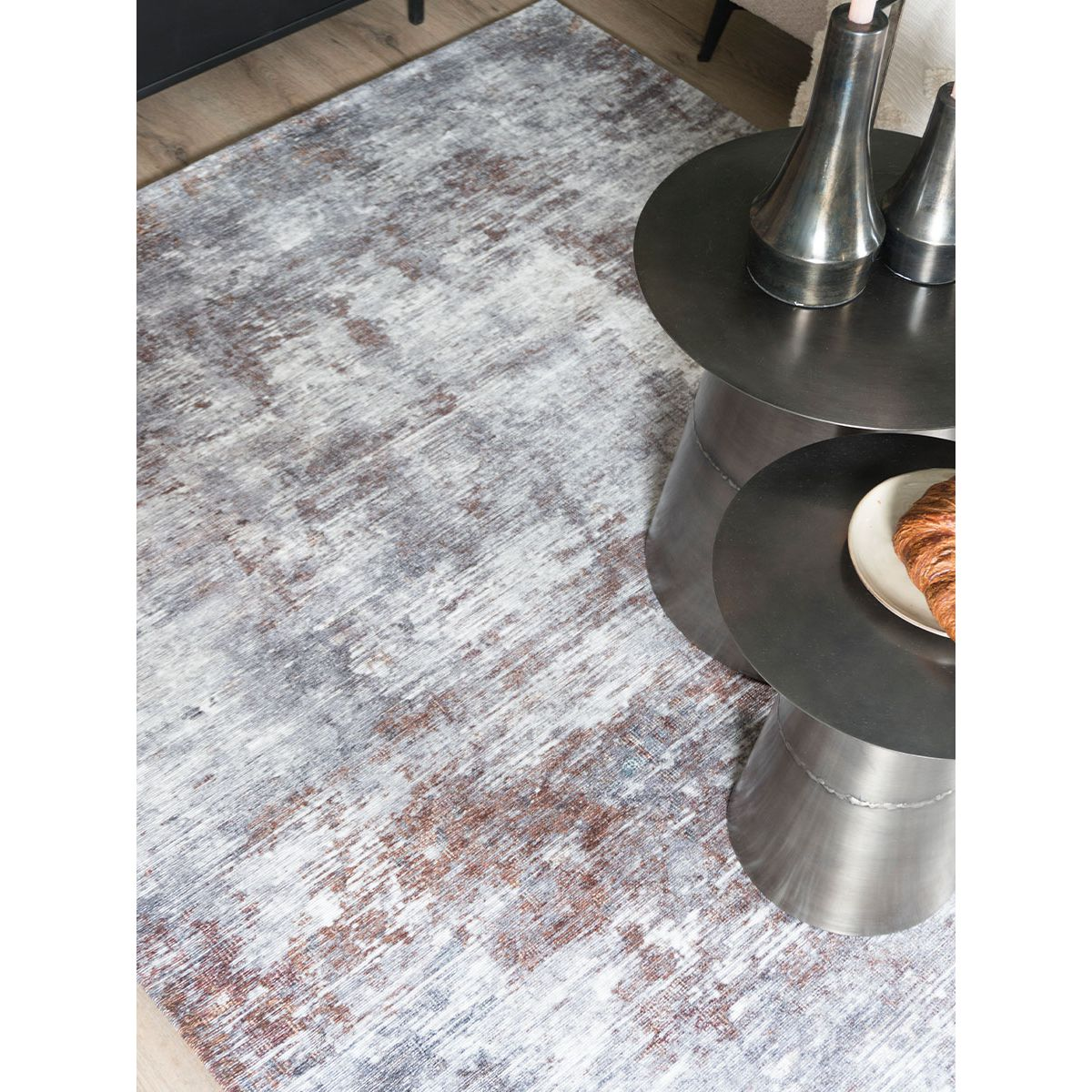 Vloerkleed Yara Brown ø200 cm