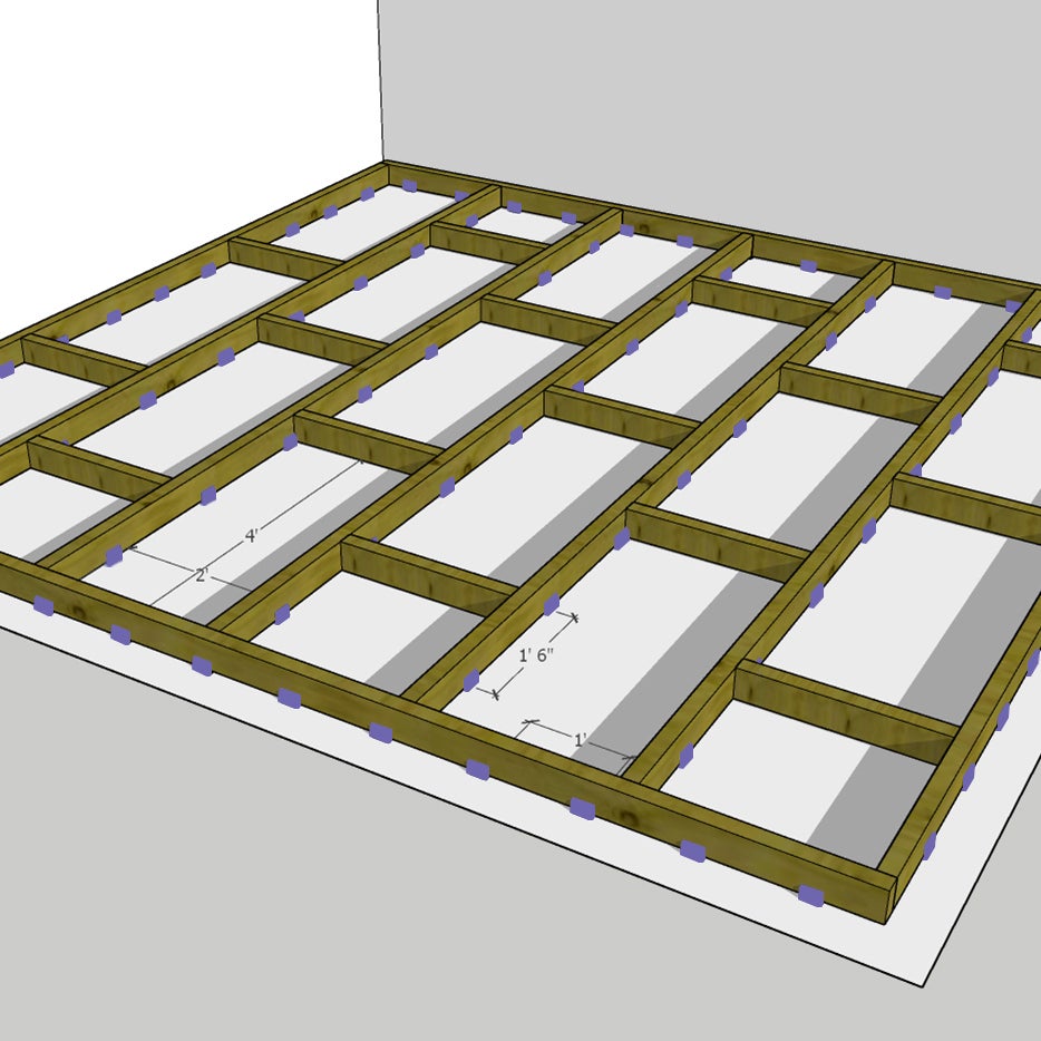 Auralex U-Boat Floor Floaters vloerisolatie (per stuk)