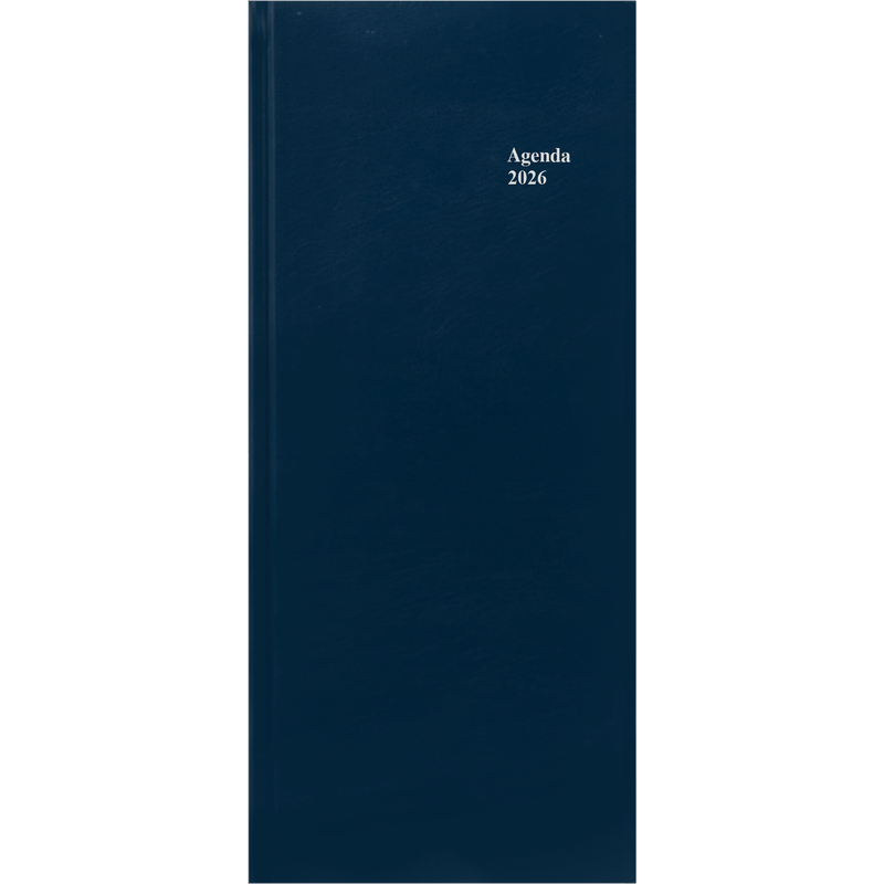 Simplex Agenda 2026 Lang, 1 Tag / Seite, blau