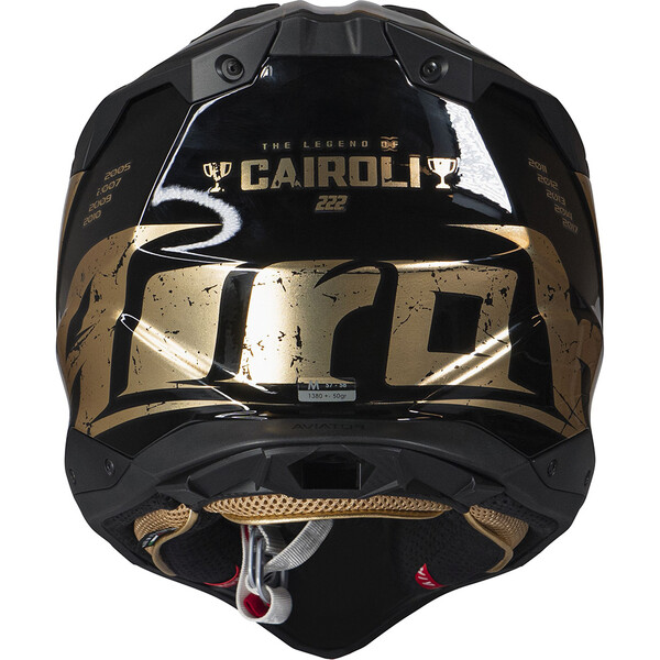 Airoh - Casque Aviator 3 TC222 Cairoli The Legend Noir / Or