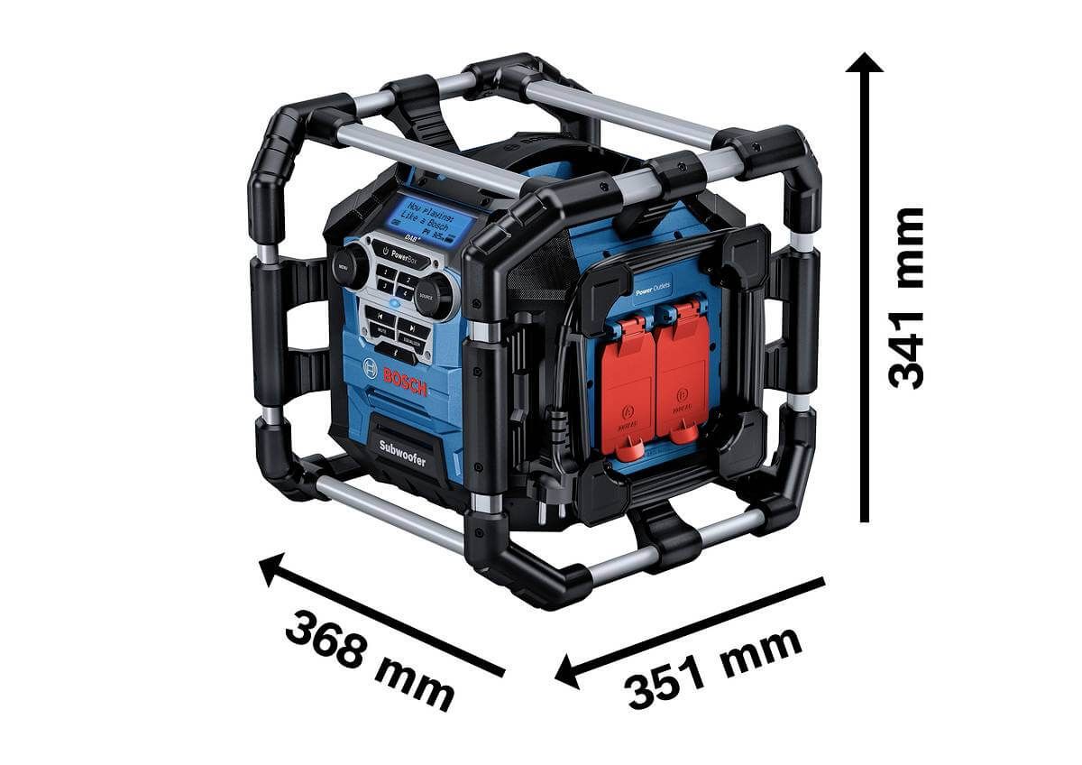 Bosch GPB 18V-5 SC Li-ion accu bouwradio body - DAB  & Bluetooth - 06014A4100