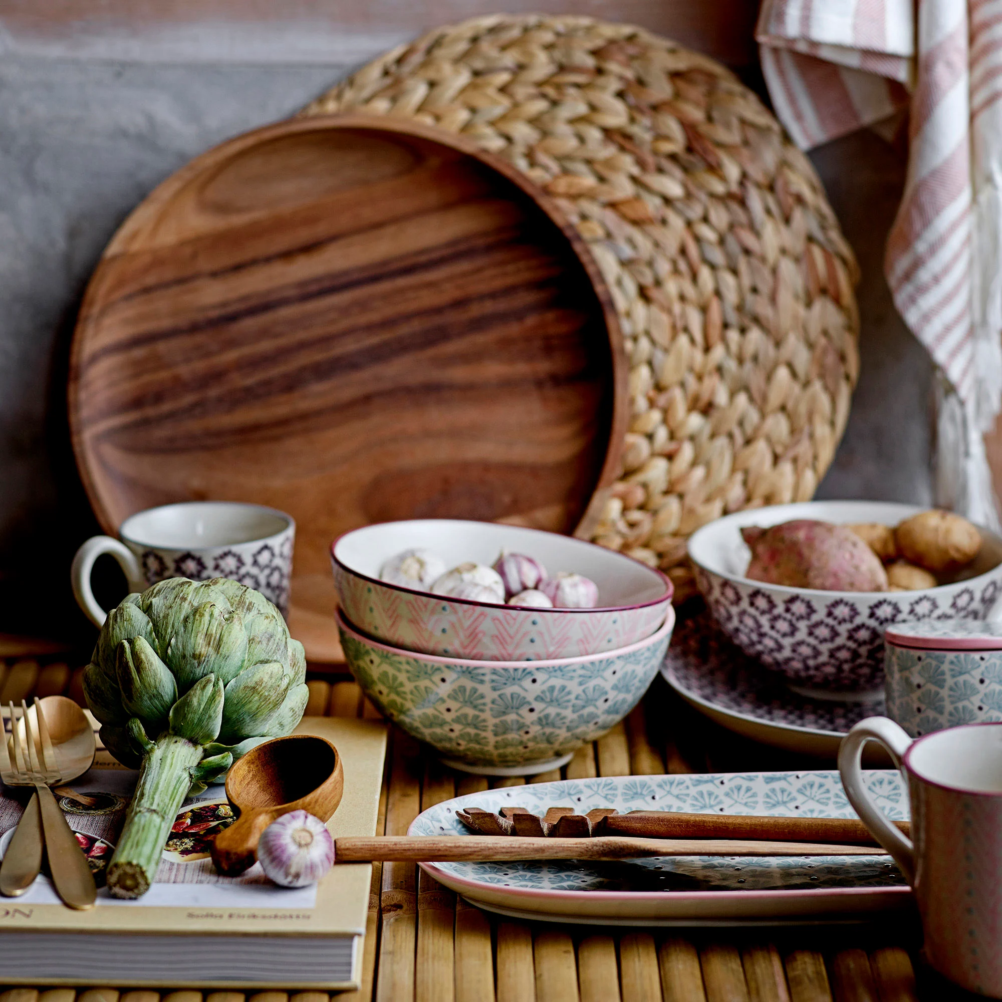GABRIELLA - Set de table tissu | Beige