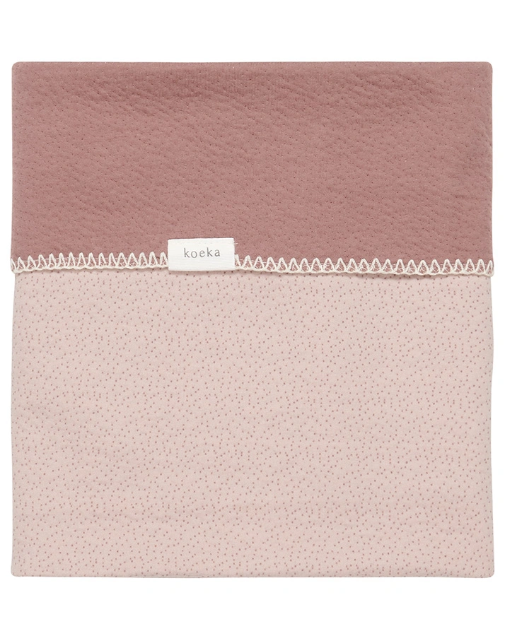 Babydecke RIGA (75x100) in grey pink