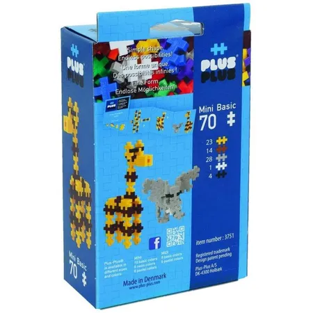 Plus-Plus Steckbausteine Basic, Safari, 70 Teile