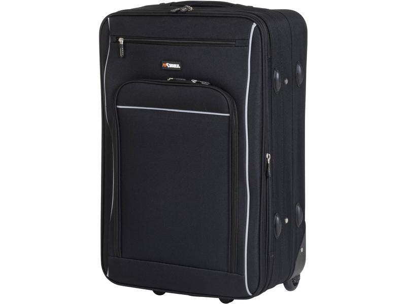 FTM Reisekofferset World soft 2-teilig, schwarz Zwei Trolleys unterschiedlicher Grösse