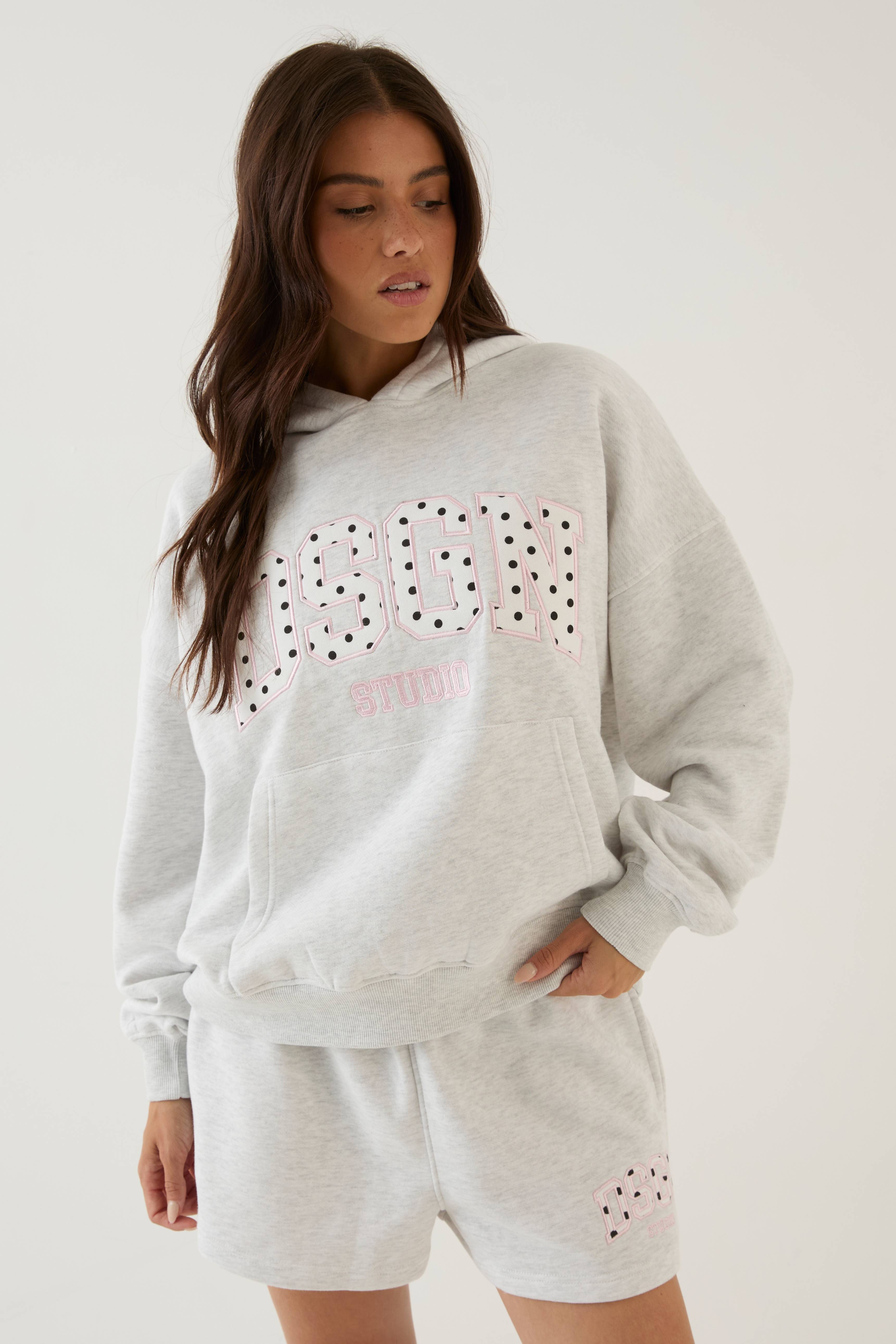 Short Molleton À Appliqué Pois Dsgn Studio
