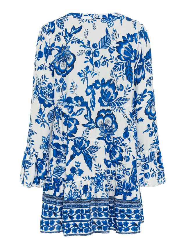 LASCANA Longbluse mit Spitzeneinsätzen, Tunika, Blusenkleid, Strandmode