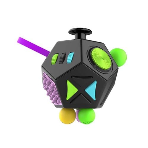Fidget pentagone noir